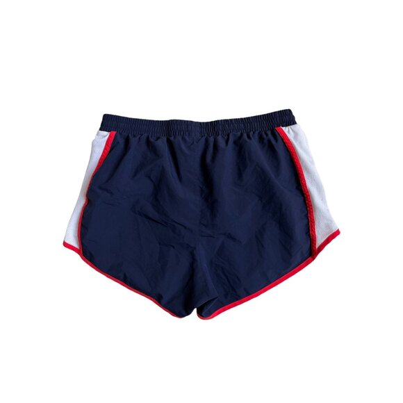 Under Armour Navy Shorts with Red & White Details - Size Medium (?) - Picture 2 of 8